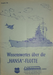 1/66 Wissenswertes über die "Hansa"-Flotte (1 St.) 1:1250 Schowanek